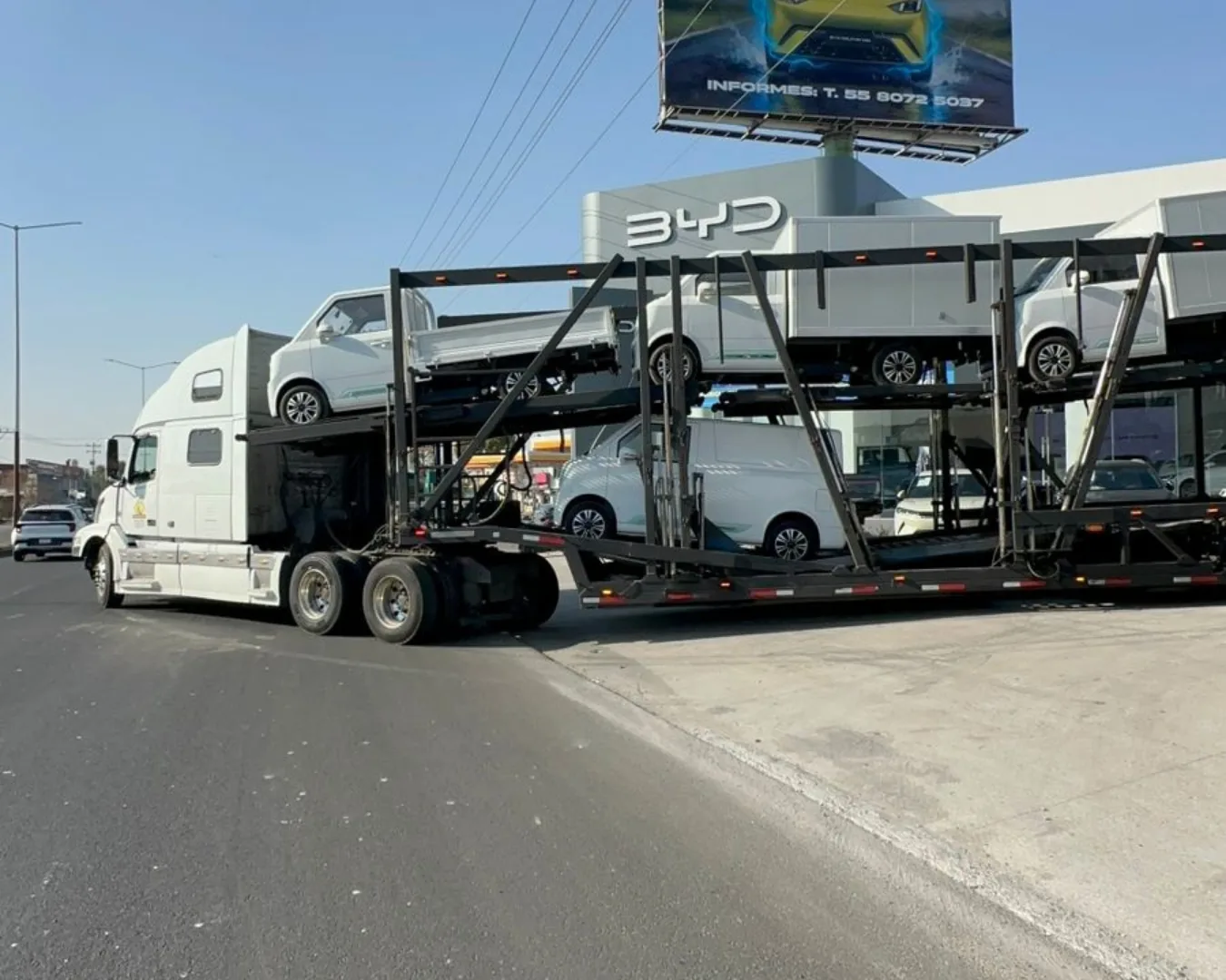 Movimiento de flotillas vehiculares